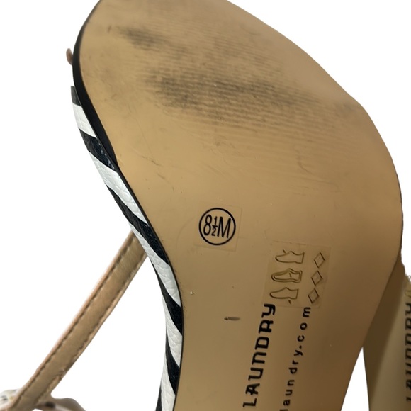 Chinese Laundry Polka Dot Dress Sandal,White/Black Size 8.5 - Picture 9 of 9